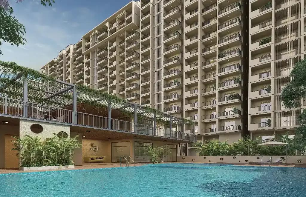 DS Max Sky Fields: Swimming pool beside the towers (artist's impression) (artist’s impression)