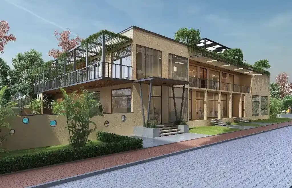 DS Max Sky Fields: Clubhouse building (artist's impression) (artist’s impression)
