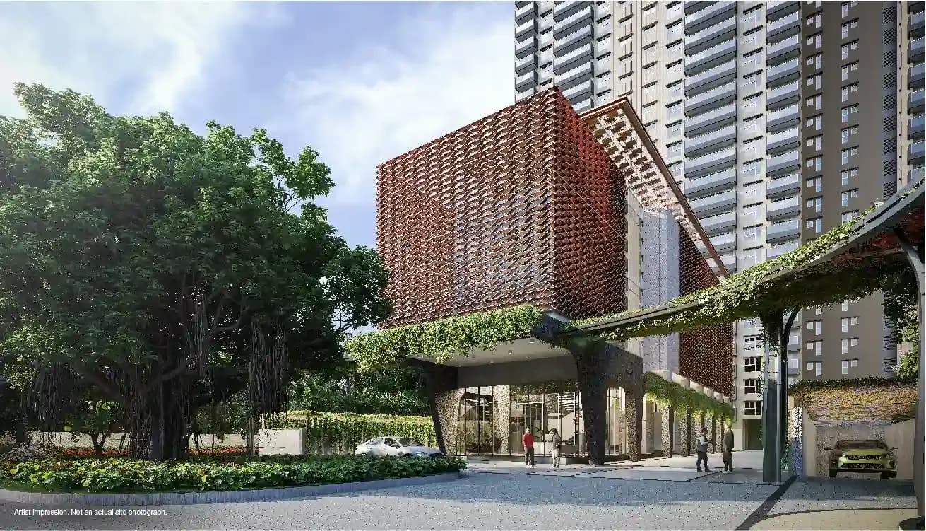 Godrej Tiara: Arrival and entrance area (artist's impression) (artist’s impression)