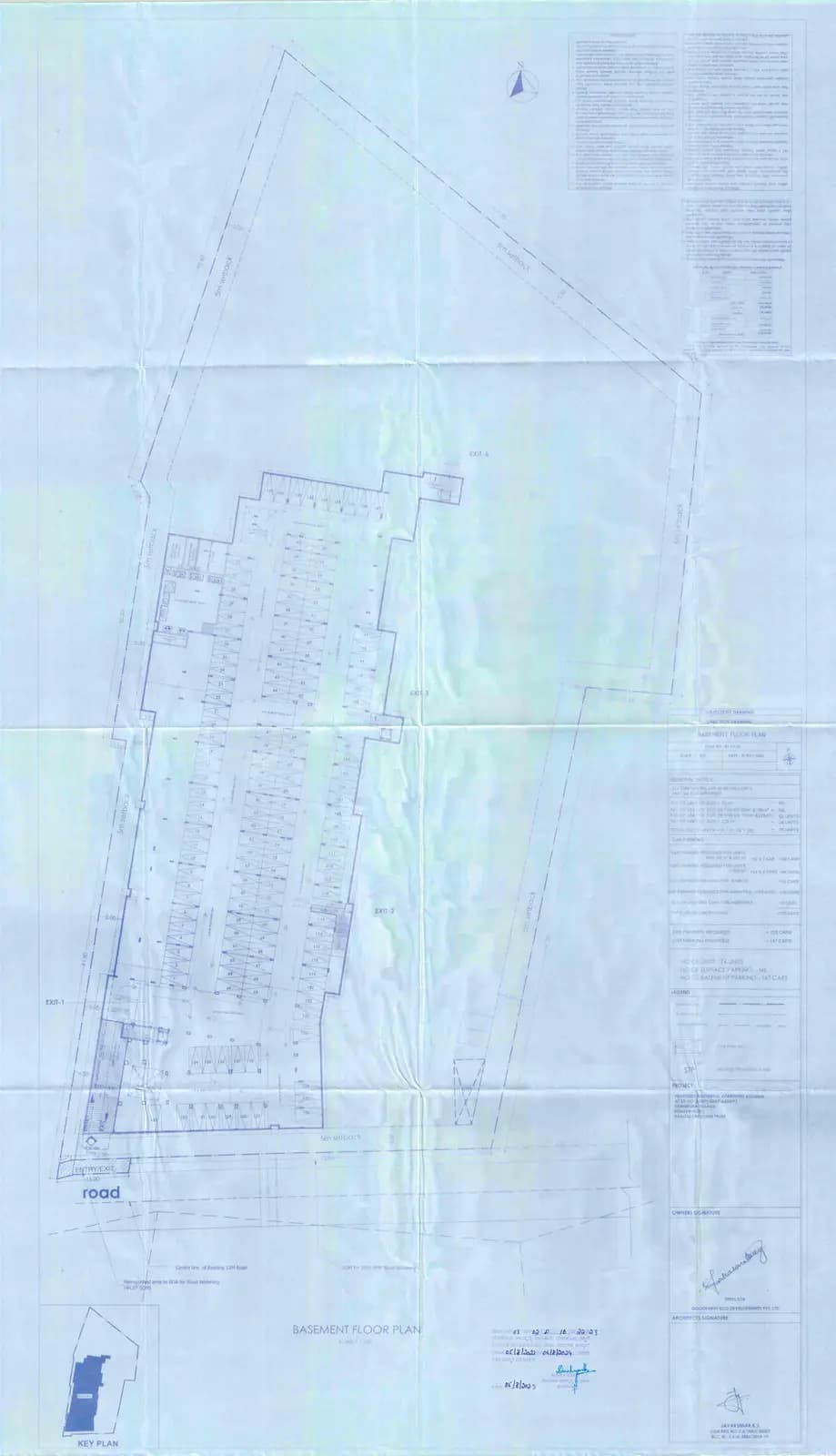 Good Earth Motif: Basement Floor Plan.pdf (filed with Karnataka RERA)