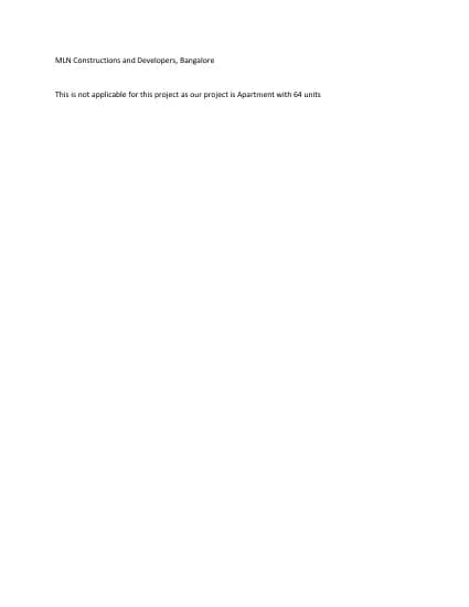 MLN Signature: Brochure (filed with Karnataka RERA)