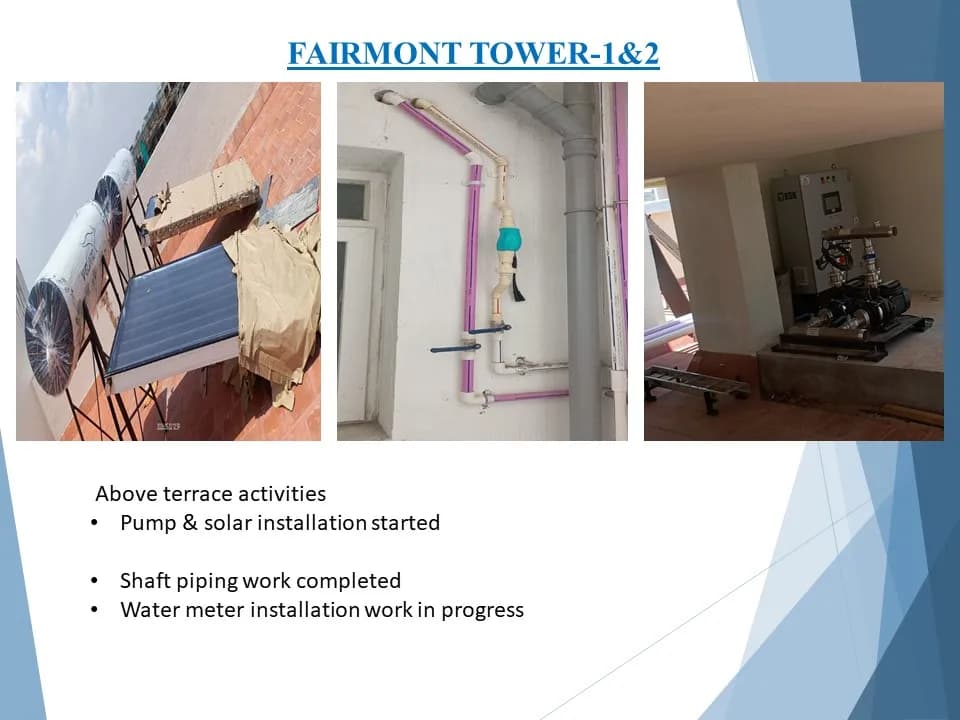 Fairmont at Brigade Orchards: Site photo filed with Karnataka RERA