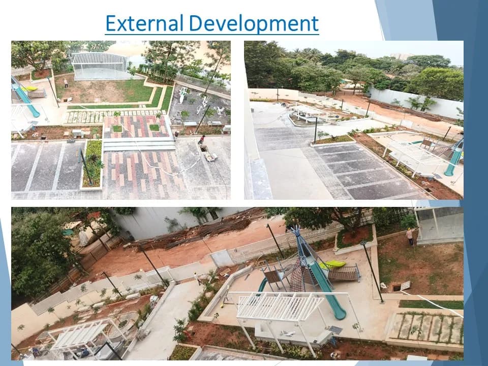 Fairmont at Brigade Orchards: Site photo filed with Karnataka RERA
