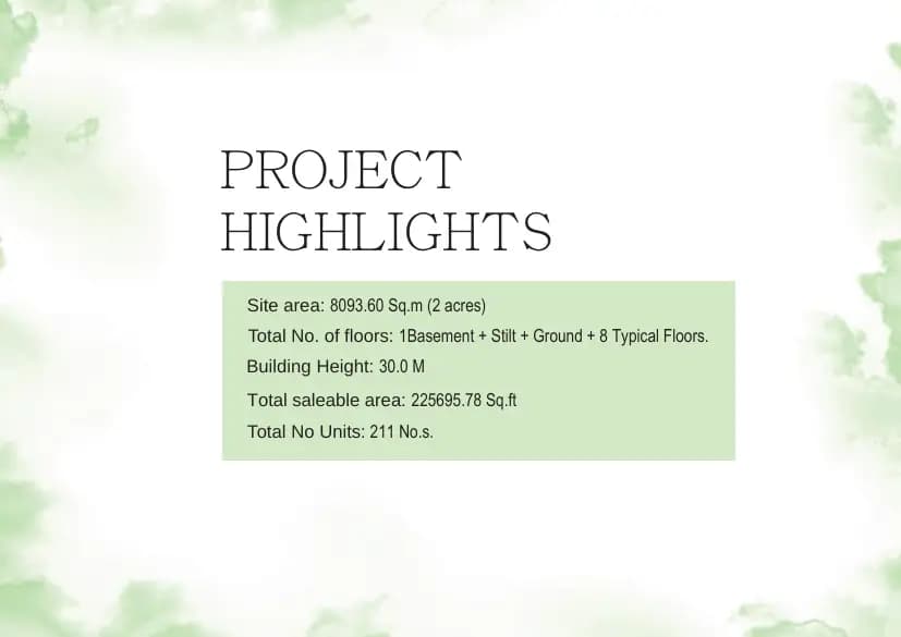 Sowparnika Olivia Nest: Brochure, page 3 (filed with Karnataka RERA)