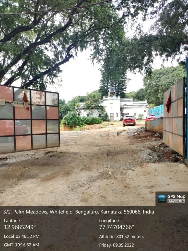 ELV High Garden: Site photo filed with Karnataka RERA