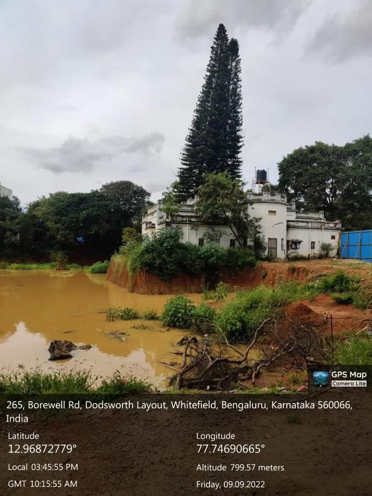 ELV High Garden: Site photo filed with Karnataka RERA