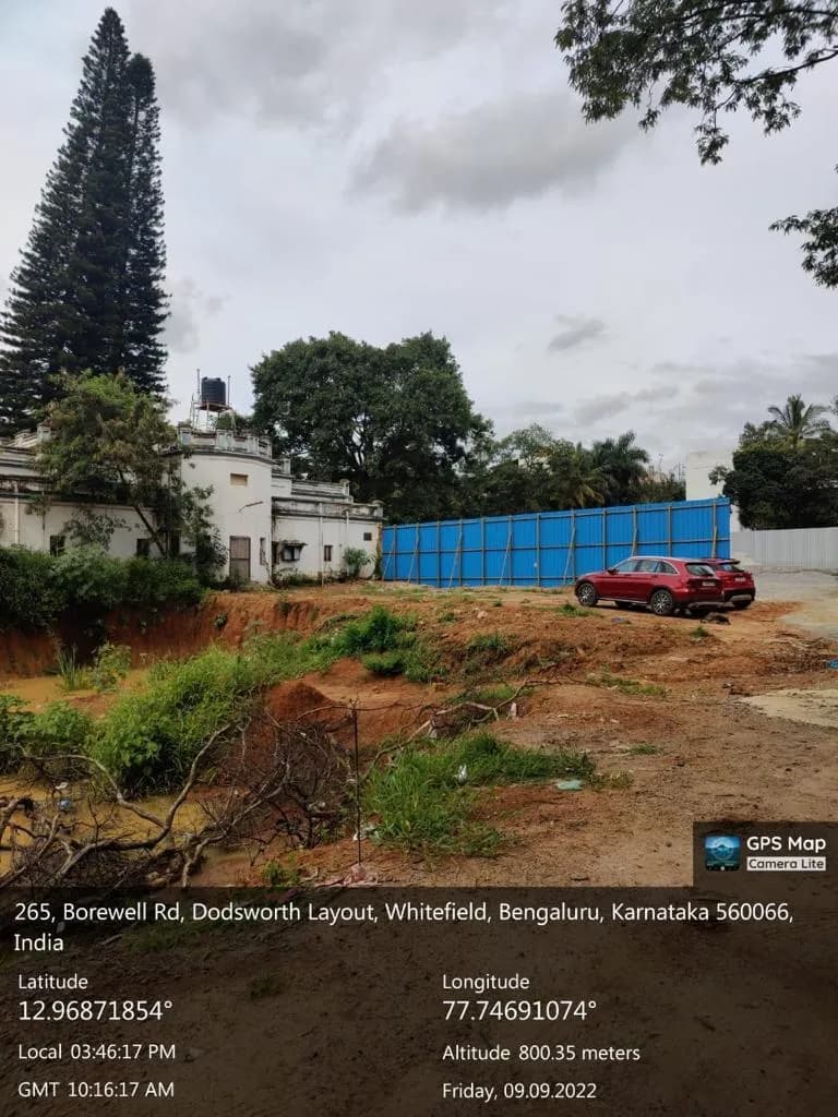 ELV High Garden: Site photo filed with Karnataka RERA