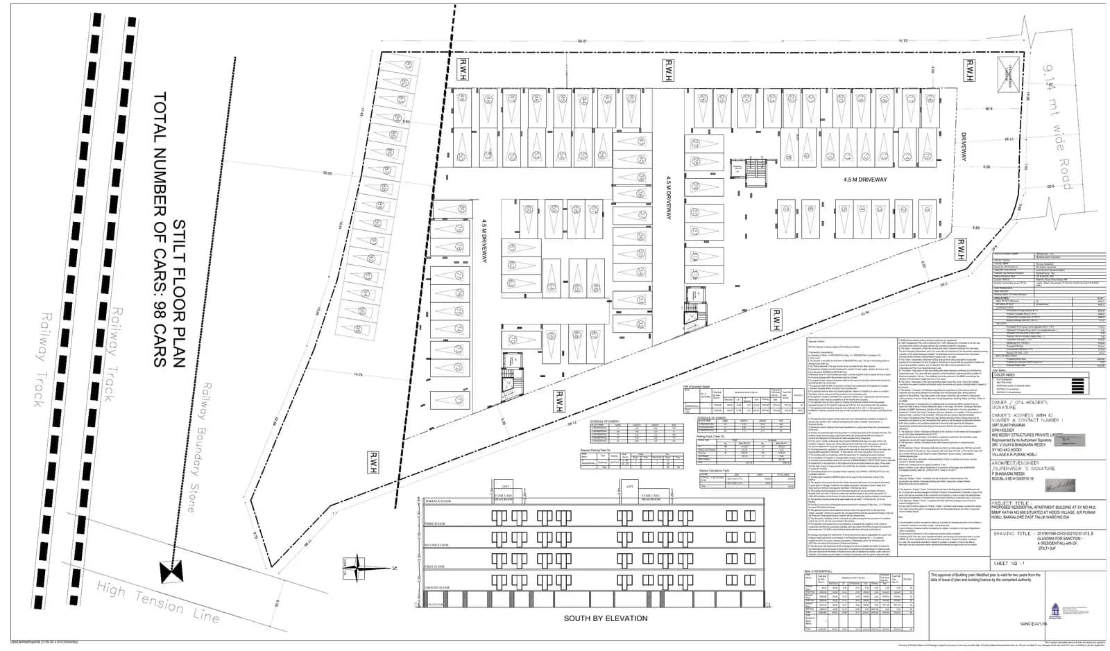 Mahaveer Camelia: Approved Layout Plan (filed with Karnataka RERA)
