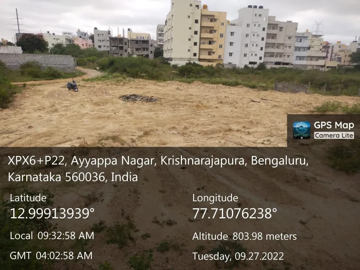 Mahaveer Camelia: Site photo filed with Karnataka RERA