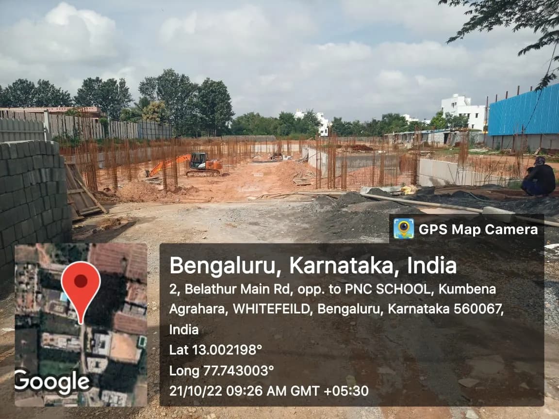 Sahasra Serenity: Site photo filed with Karnataka RERA
