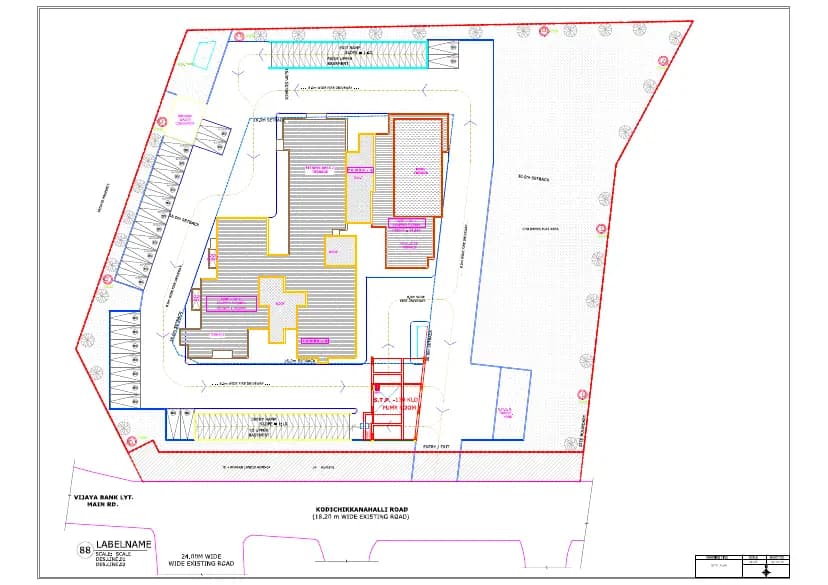 Raj Bay Vista: STP Demarcation.pdf (filed with Karnataka RERA)