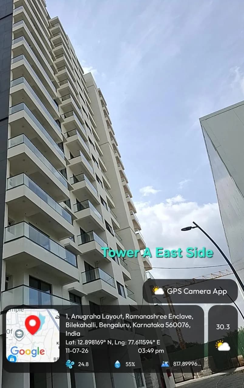 Raj Bay Vista: Site photo filed with Karnataka RERA