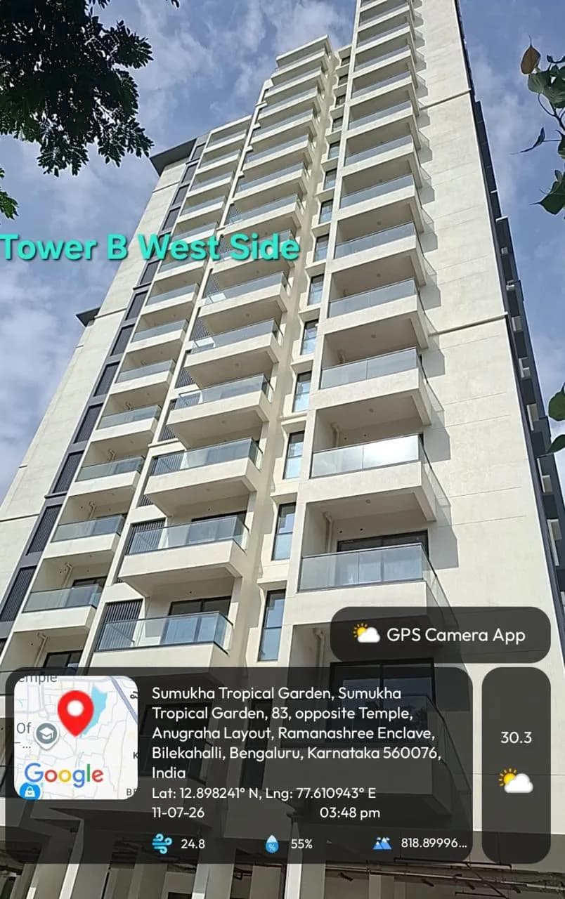 Raj Bay Vista: Site photo filed with Karnataka RERA