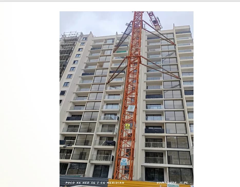 Casagrand Meridian: Site photo filed with Karnataka RERA