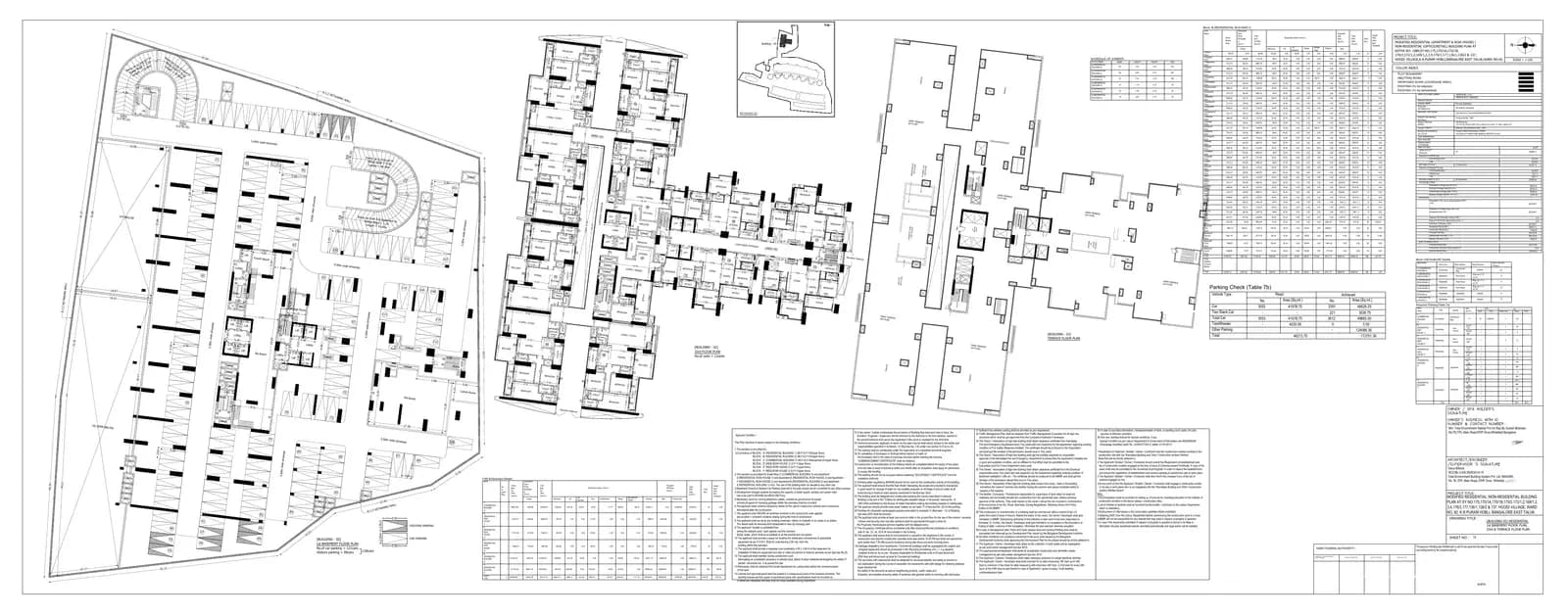 Pursuit Of A Radical Rhapsody: 7 Building 2-Residential 1 Basement 33 and Terrace floor plan.pdf (filed with Karnataka RERA)