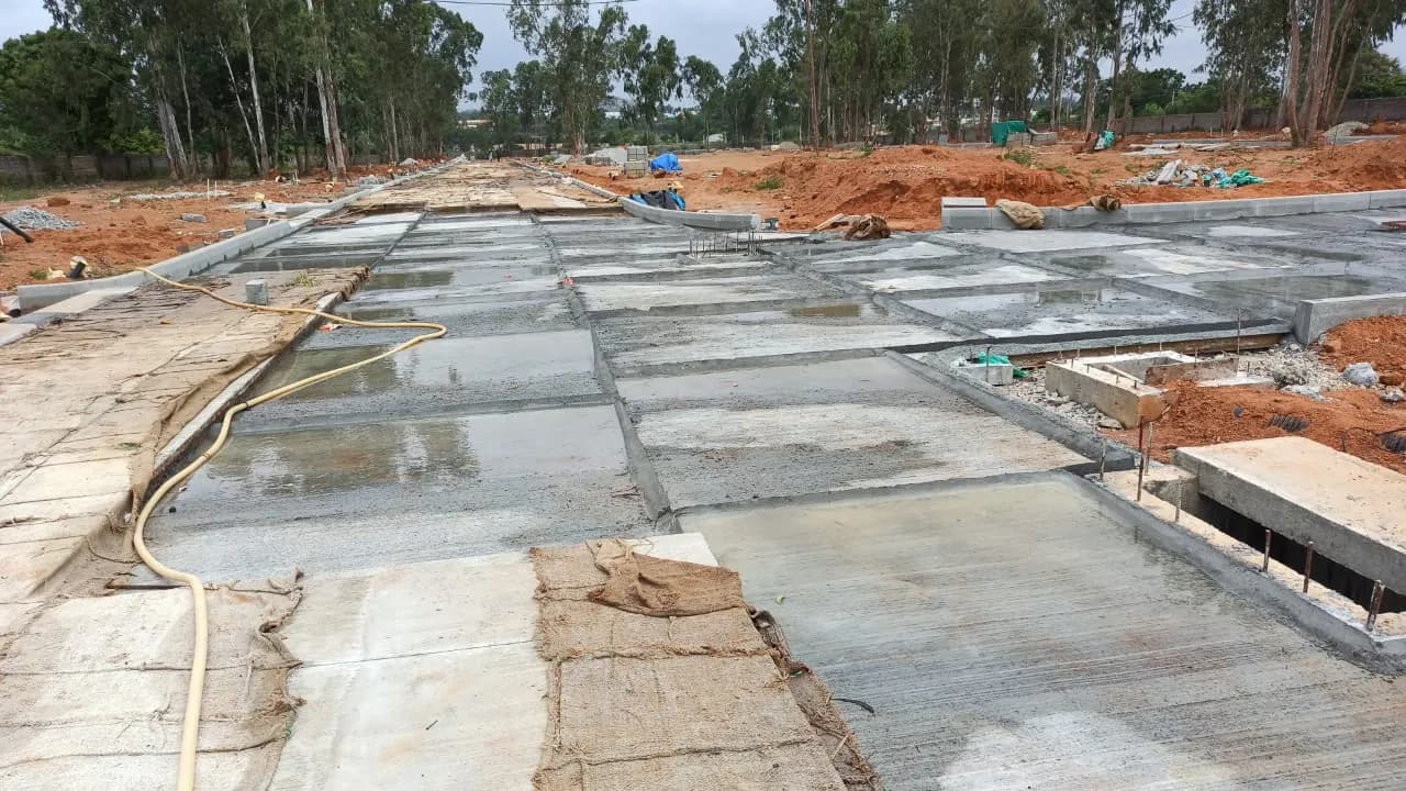 Terra Blue LEAF Villa Enclave: Site photo filed with Karnataka RERA