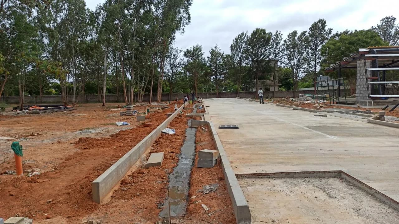 Terra Blue LEAF Villa Enclave: Site photo filed with Karnataka RERA