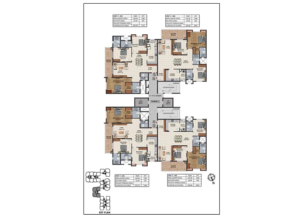Wf48 floor plan: Tower C floor plan