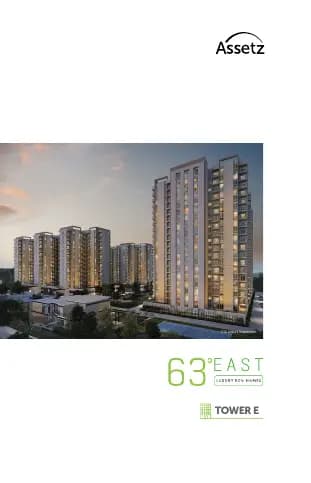 63 Degree East: Brochure, page 1 (filed with Karnataka RERA)
