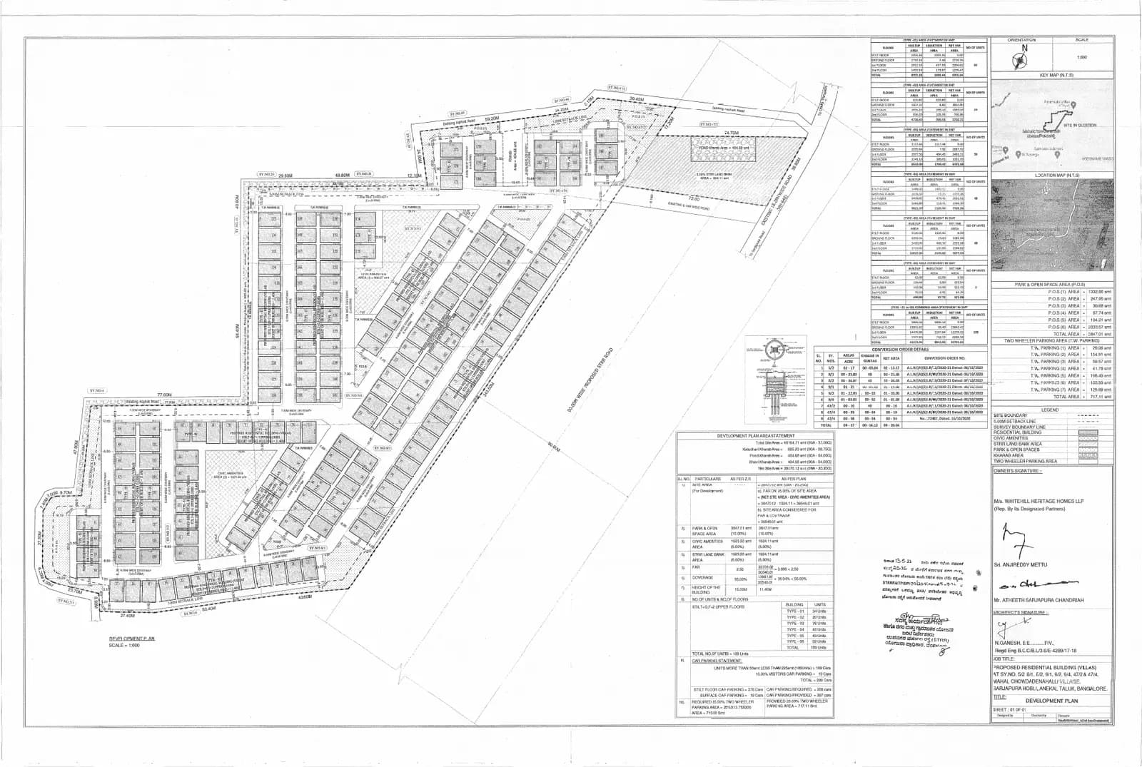 Pelican Square: Approved Layout Plan (filed with Karnataka RERA)