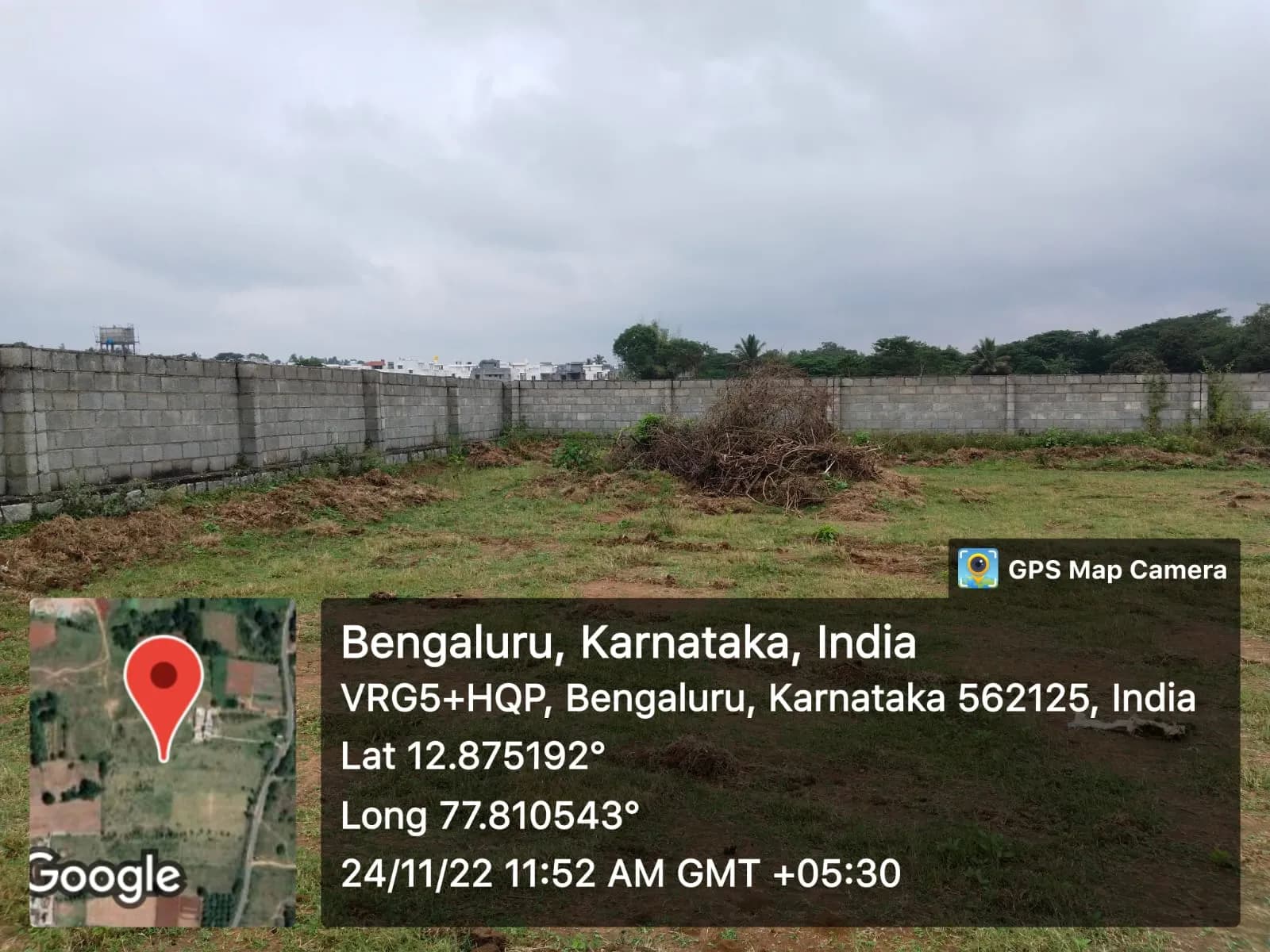 Pelican Square: Site photo filed with Karnataka RERA