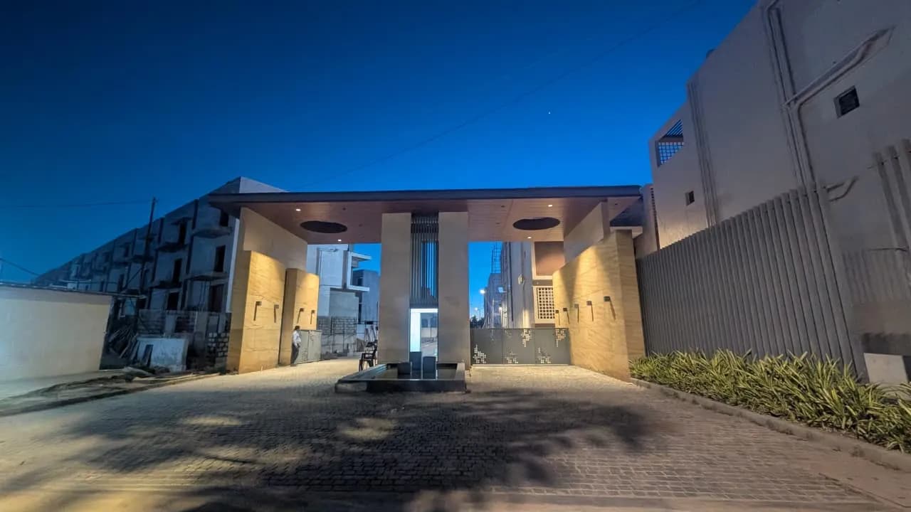 Pelican Square: Site photo filed with Karnataka RERA