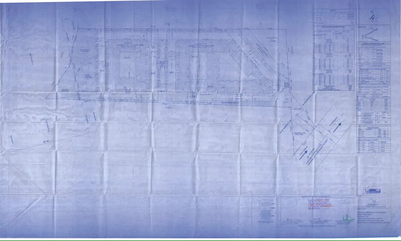 Sowparnika Indradhanush: Existing Layout Plan (filed with Karnataka RERA)