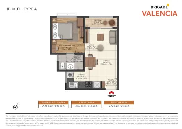 Cielo at Brigade Valencia: Brochure, page 2 (filed with Karnataka RERA)