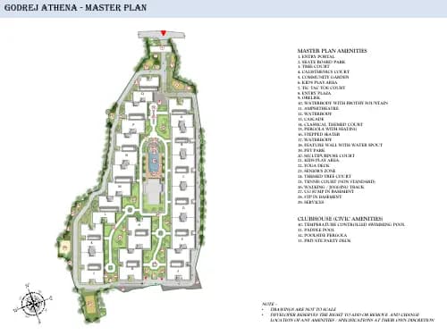 Godrej Athena: Brochure, page 1 (filed with Karnataka RERA)