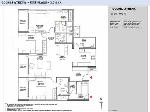 Godrej Athena: Brochure, page 2 (filed with Karnataka RERA)