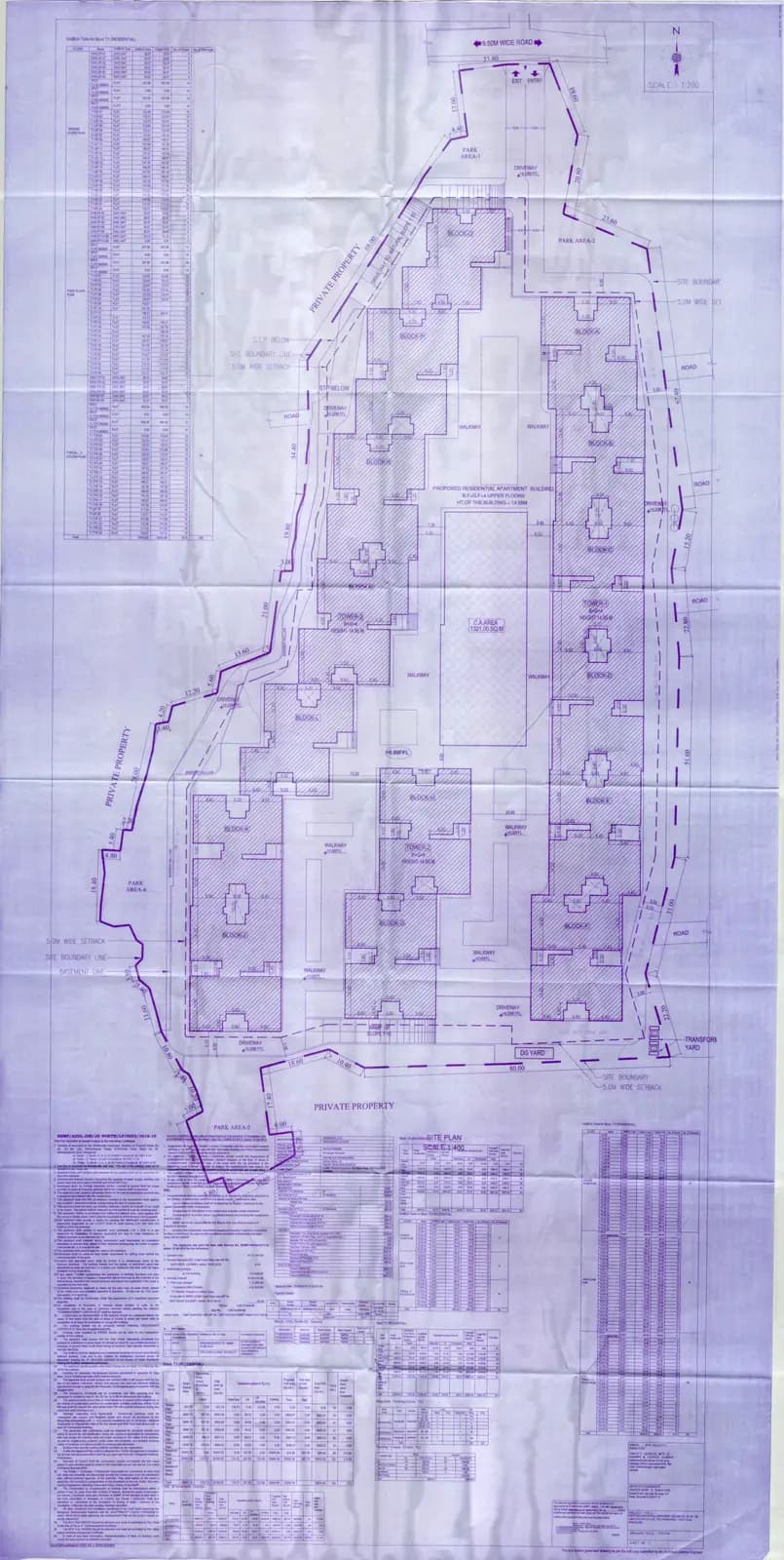 Godrej Athena: Approved Building/Plotting Plan (filed with Karnataka RERA)