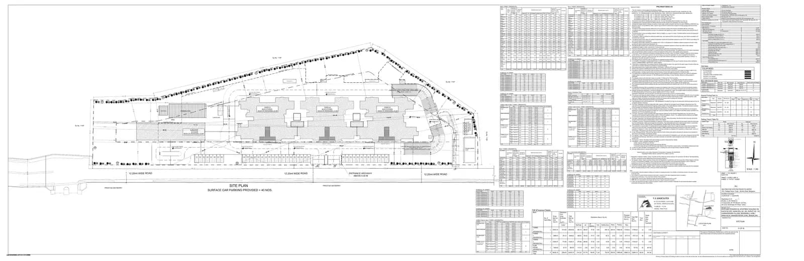 Prestige Elm Park: Approved Layout Plan (filed with Karnataka RERA)