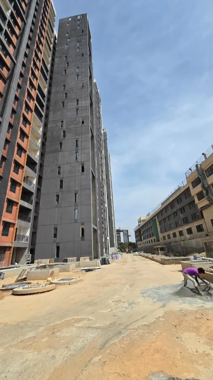 Ruchira Park East: Site photo filed with Karnataka RERA
