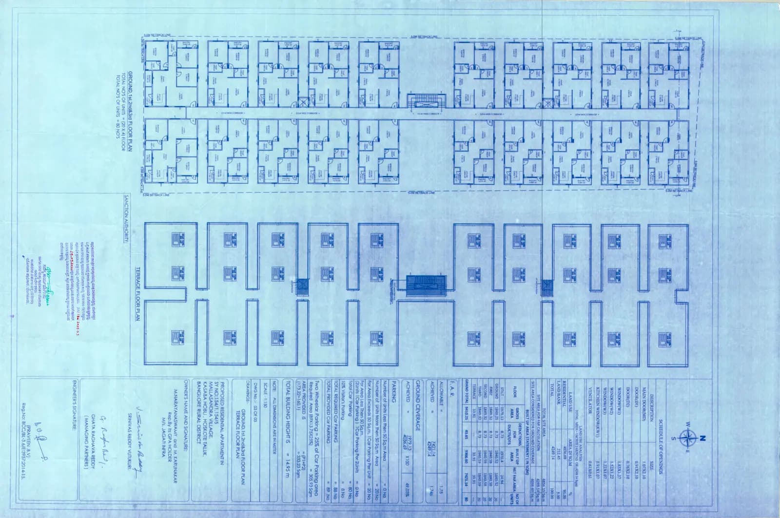 Shubha Nivas: Existing Layout Plan (filed with Karnataka RERA)