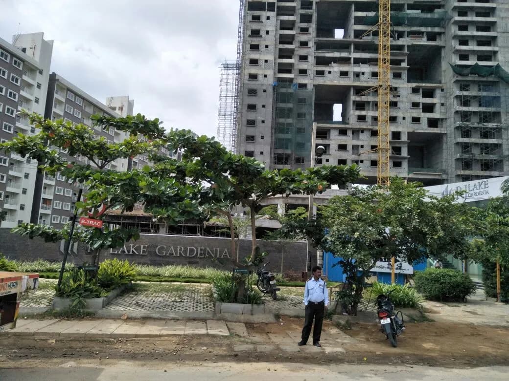 R J Lake Gardenia: Site photo filed with Karnataka RERA