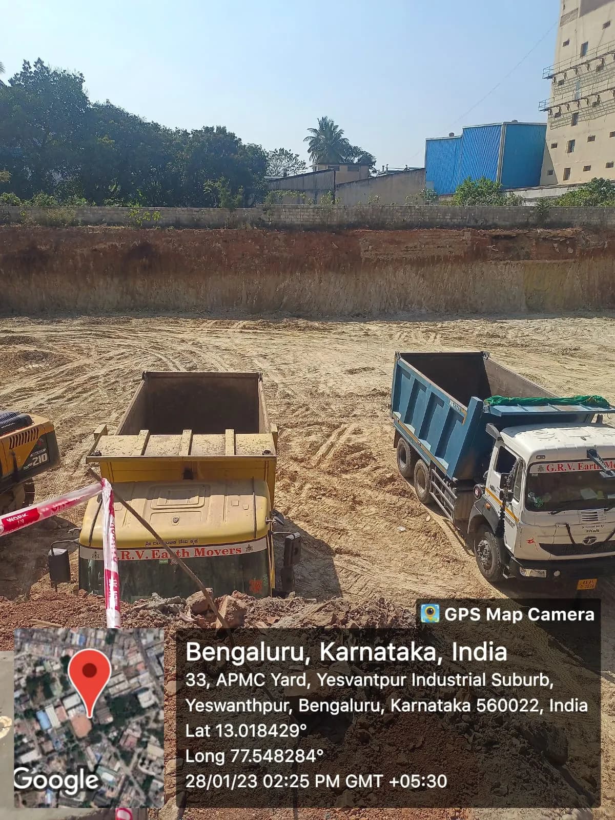 BCM Vertex: Site photo filed with Karnataka RERA