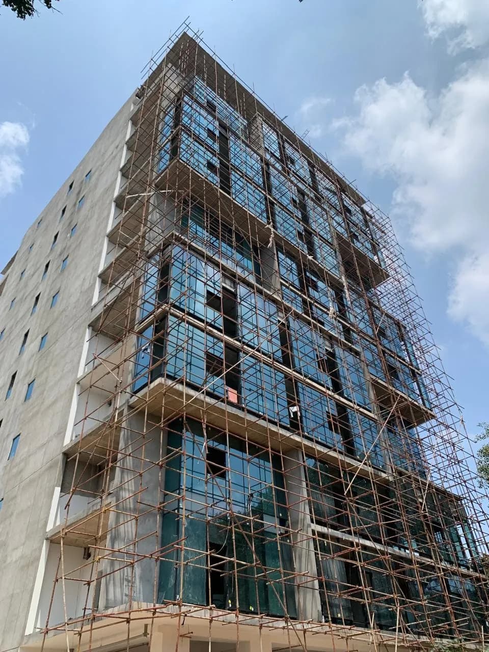 BCM Vertex: Site photo filed with Karnataka RERA