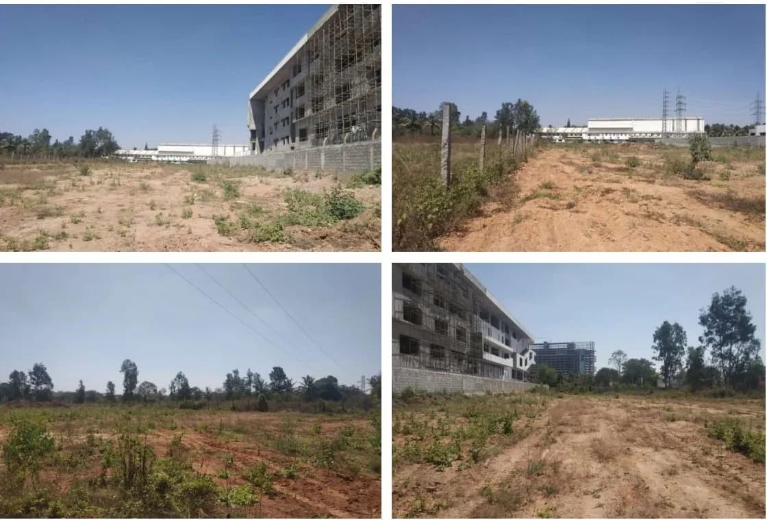 Platinum East Woods: Site photo filed with Karnataka RERA