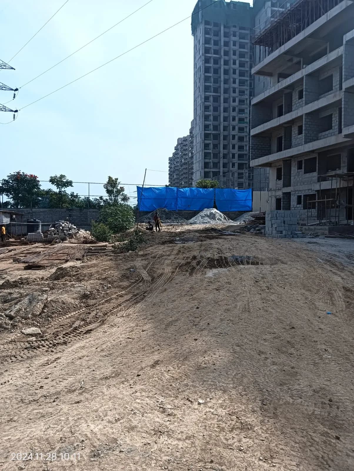 Platinum East Woods: Site photo filed with Karnataka RERA