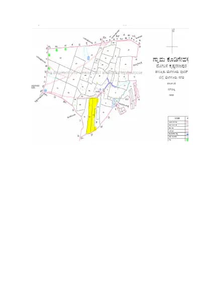 Sri Sai Sarovar: Kodigehalli Village Map Demarcation (filed with Karnataka RERA)