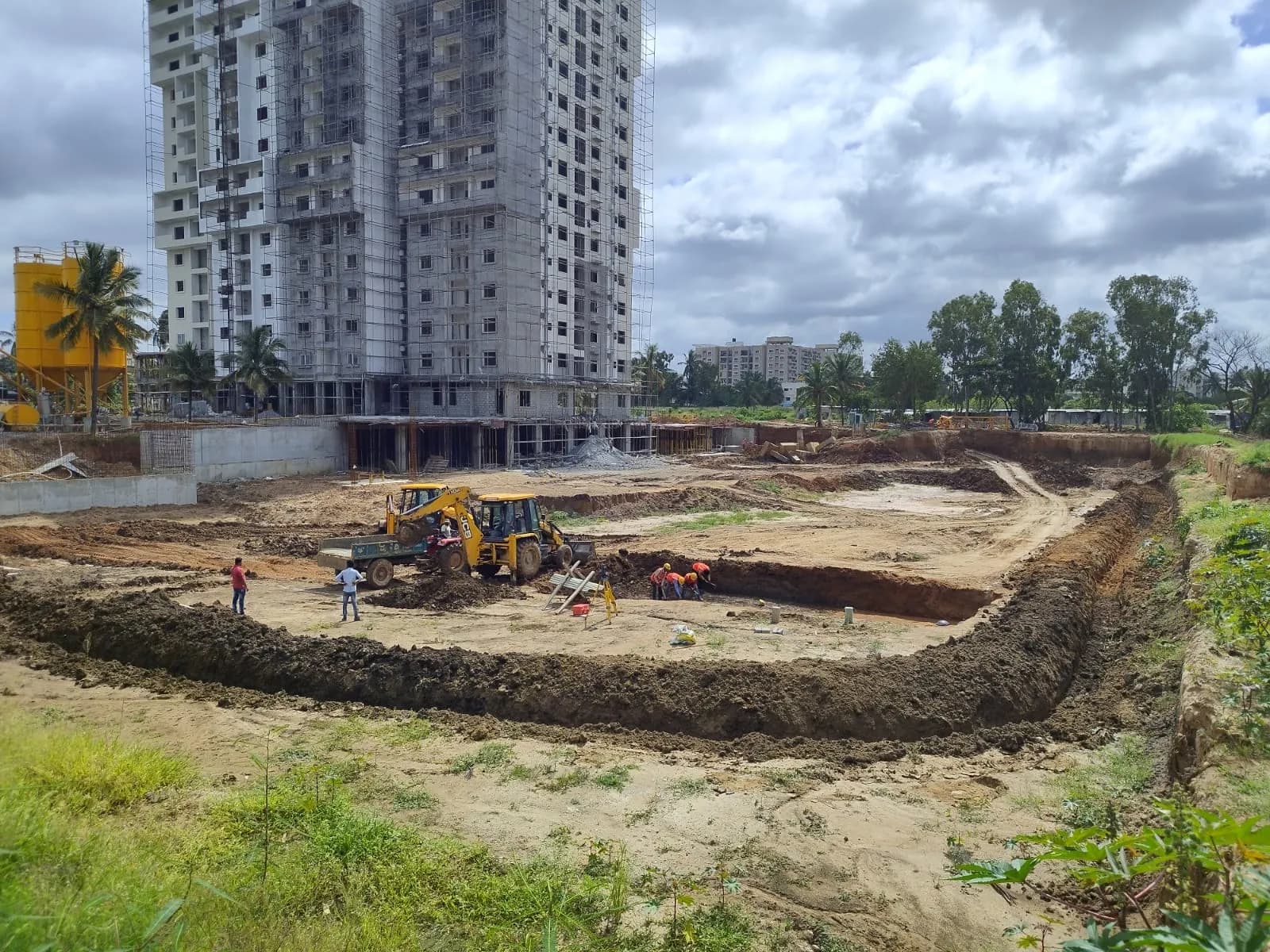 Eon Akash B & C: Site photo filed with Karnataka RERA