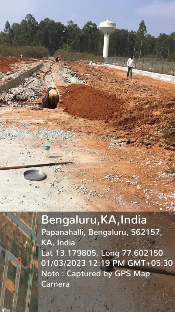 Green Field Gardens Extension-1c: Site photo filed with Karnataka RERA