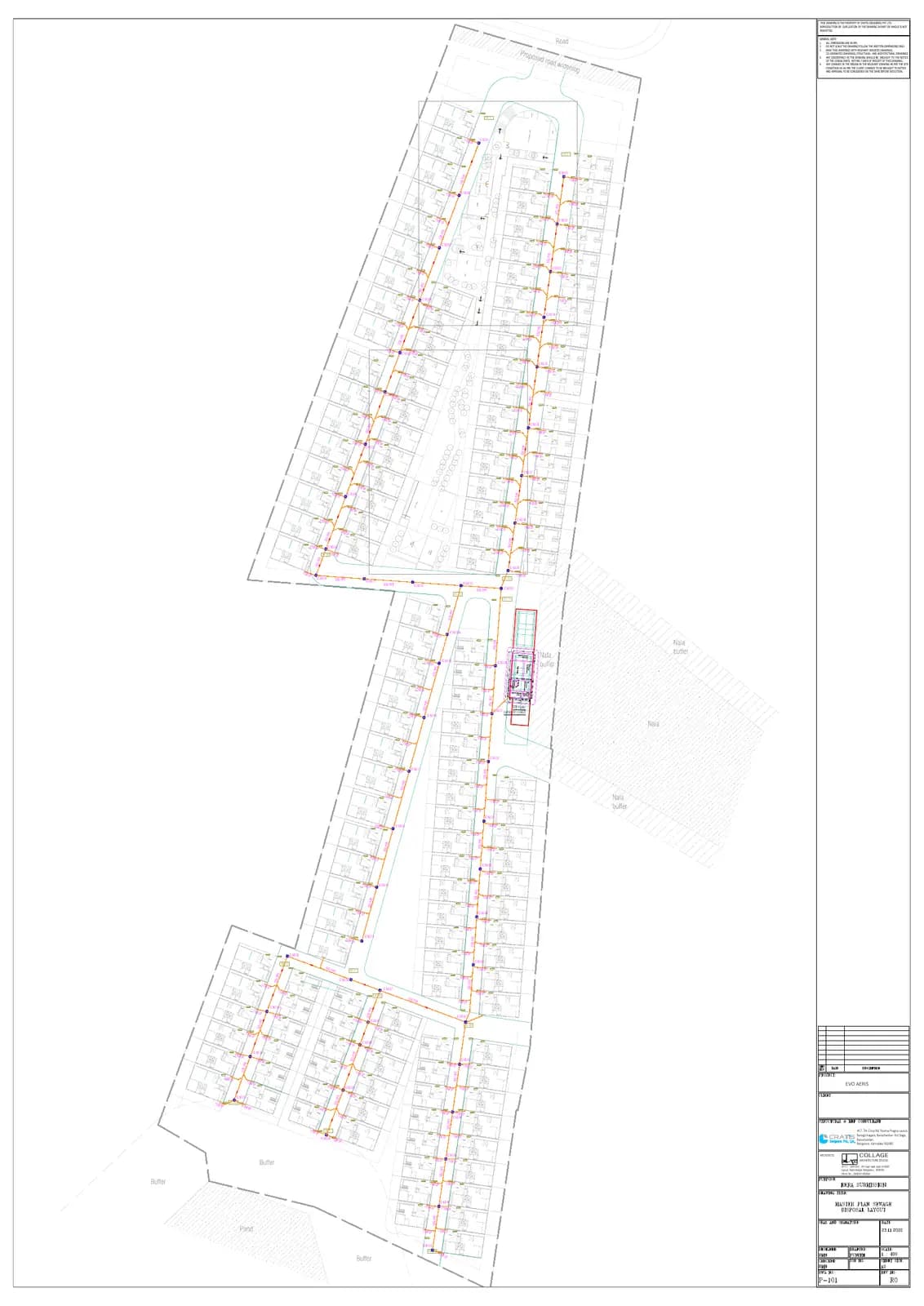 Evo Aeris: STP Design Drawing and Demarcation (filed with Karnataka RERA)