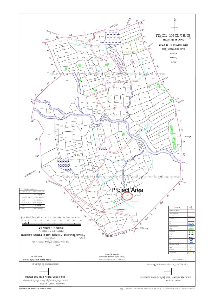 DS Max Samyak: BHEEMANAKUPPE VILLAGE MAP Demarcation.pdf (filed with Karnataka RERA)