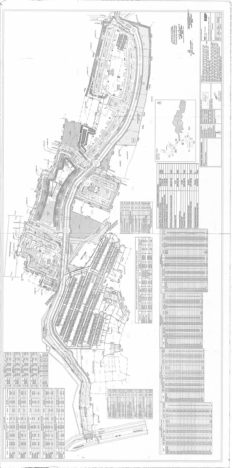 Aston Park @ The Prestige City: Approved Layout Plan (filed with Karnataka RERA)