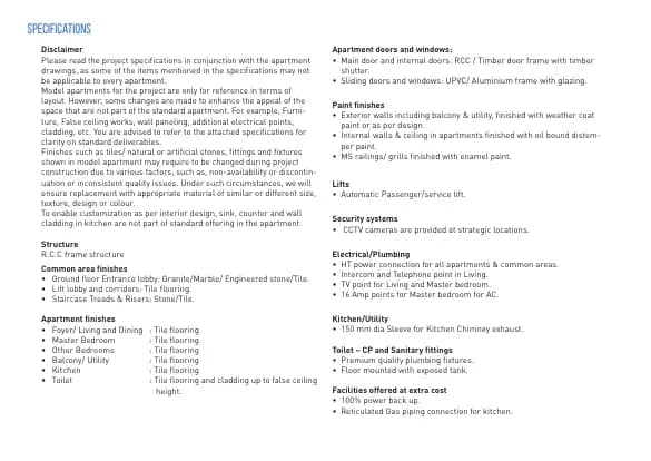 Sattva Aeropolis Phase 2: Brochure, page 6 (filed with Karnataka RERA)