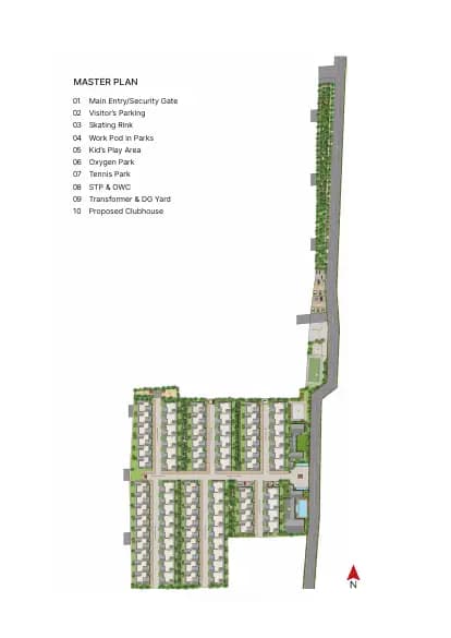Sobha Oakshire: Brochure, page 3 (filed with Karnataka RERA)