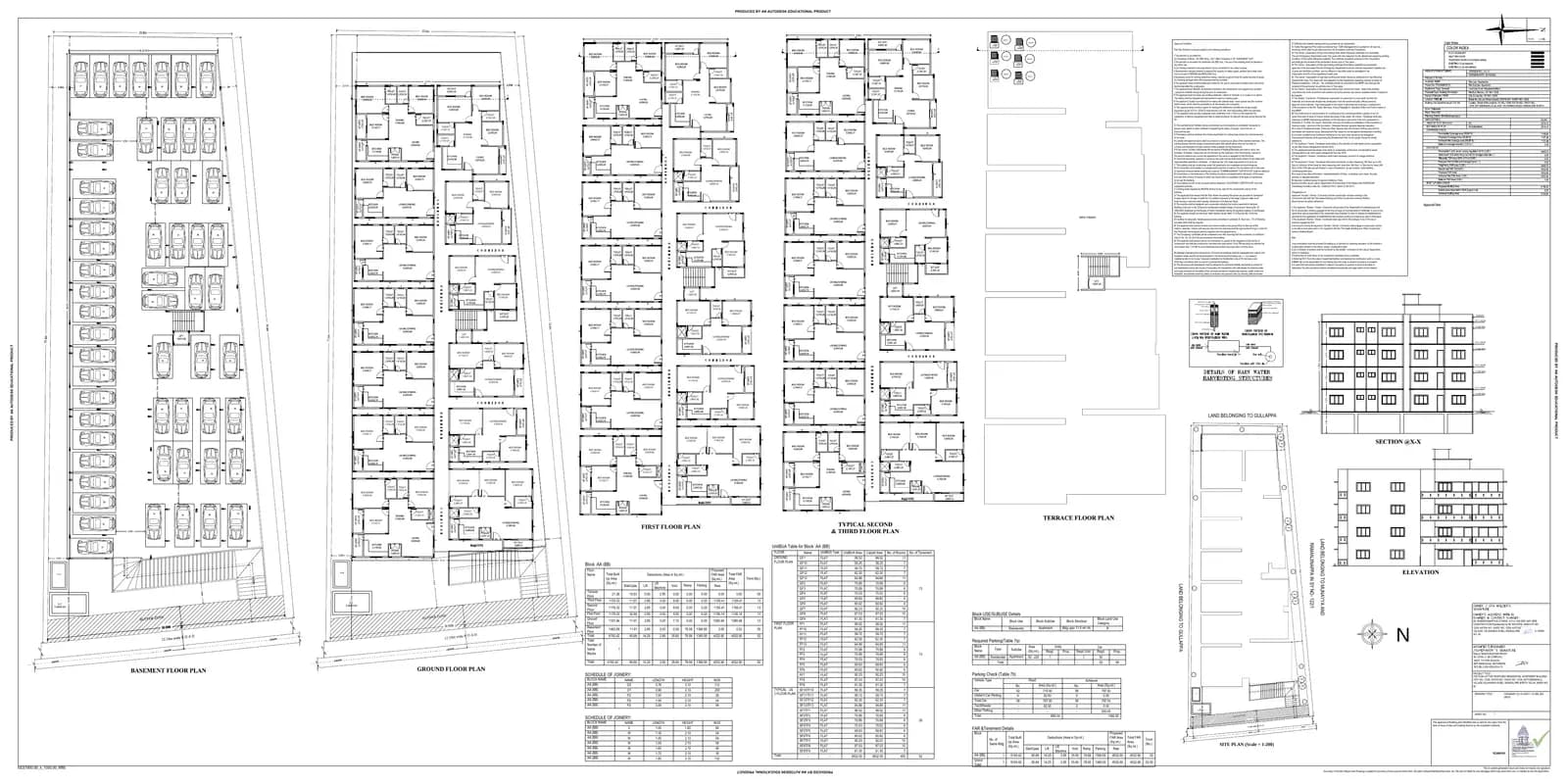 New warrior tower: Approved Layout Plan (filed with Karnataka RERA)