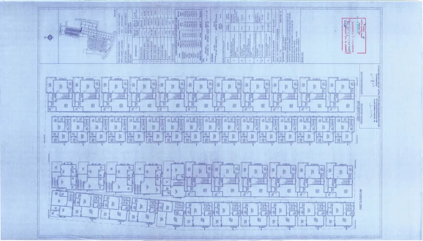 Lavivant: 5B-Block 4 & 5 First Floor Plan (filed with Karnataka RERA)