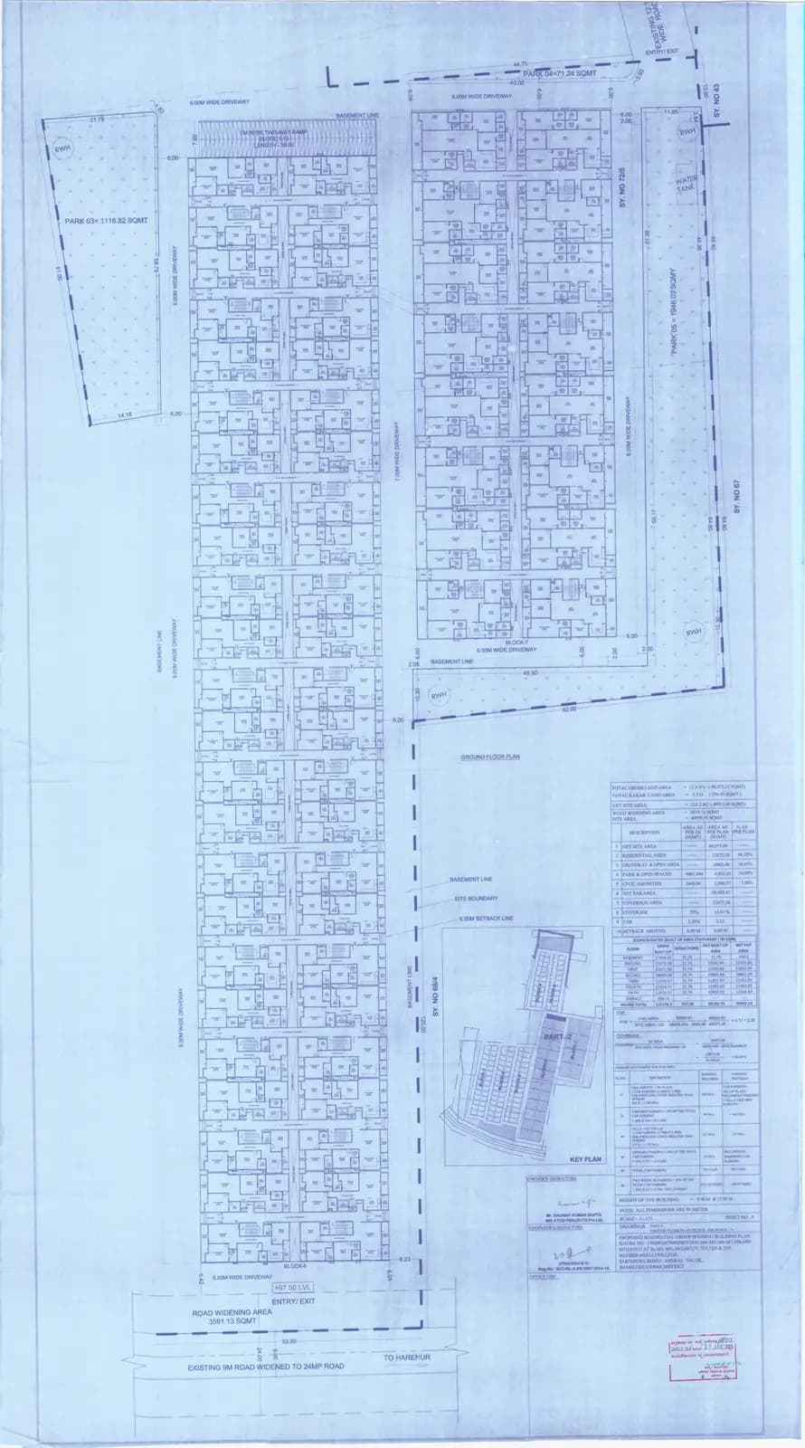 Lavivant: Approved Layout Plan (filed with Karnataka RERA)